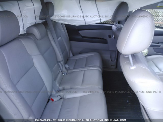 5FNRL5H63EB027898 - 2014 HONDA ODYSSEY EXL GRAY photo 8