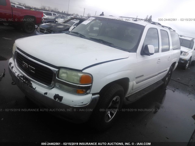 3GKFK16TX3G107699 - 2003 GMC YUKON XL K1500 WHITE photo 2