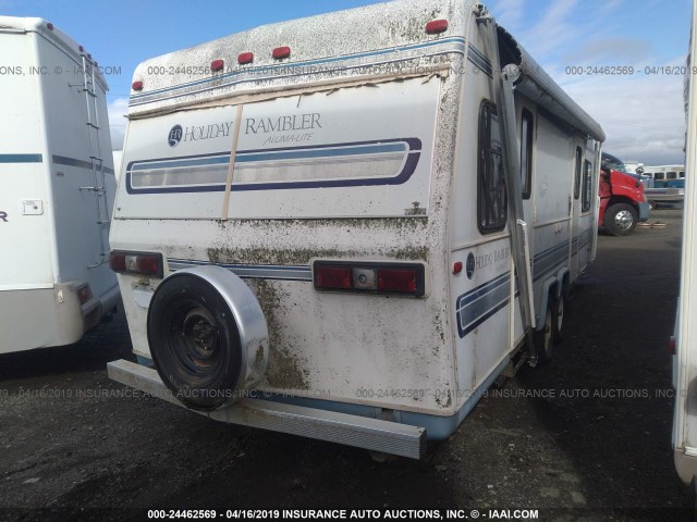 1KB1C1F23PW001490 - 1993 HOLIDAY RAMBLER ALUMA-LITE  WHITE photo 4