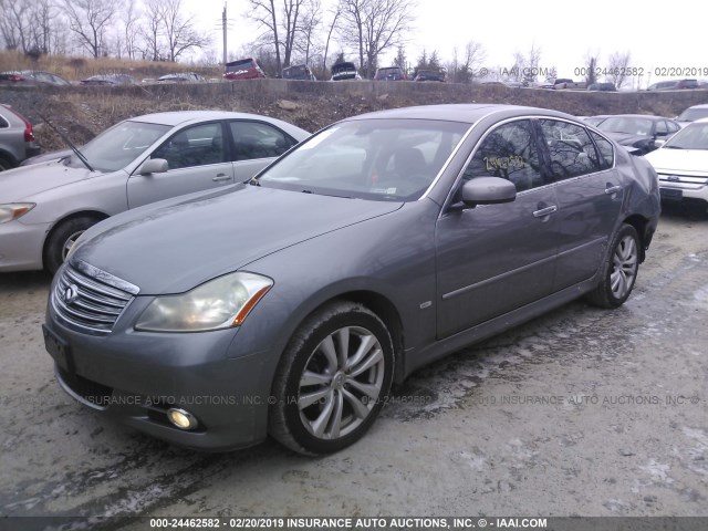 JNKCY01F49M850789 - 2009 INFINITI M35 SPORT SILVER photo 2