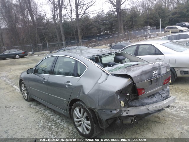 JNKCY01F49M850789 - 2009 INFINITI M35 SPORT SILVER photo 3