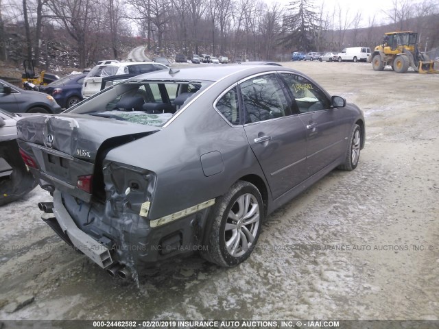 JNKCY01F49M850789 - 2009 INFINITI M35 SPORT SILVER photo 4