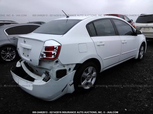 3N1AB61E28L614979 - 2008 NISSAN SENTRA 2.0/2.0S/2.0SL WHITE photo 4