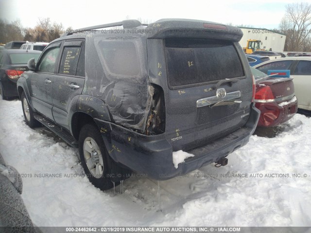 JTEBU14R060092548 - 2006 TOYOTA 4RUNNER SR5/SPORT GRAY photo 3