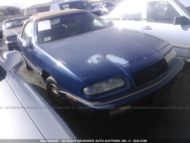 1C3EU4535SF506982 - 1995 CHRYSLER LEBARON GTC BLUE photo 1