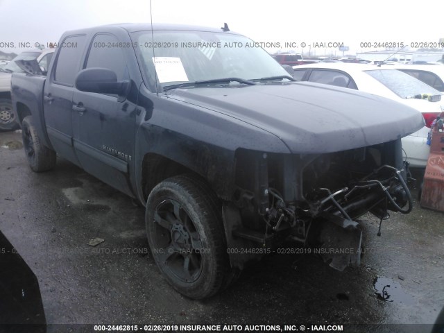 3GCEC13369G167562 - 2009 CHEVROLET SILVERADO C1500 BLACK photo 1