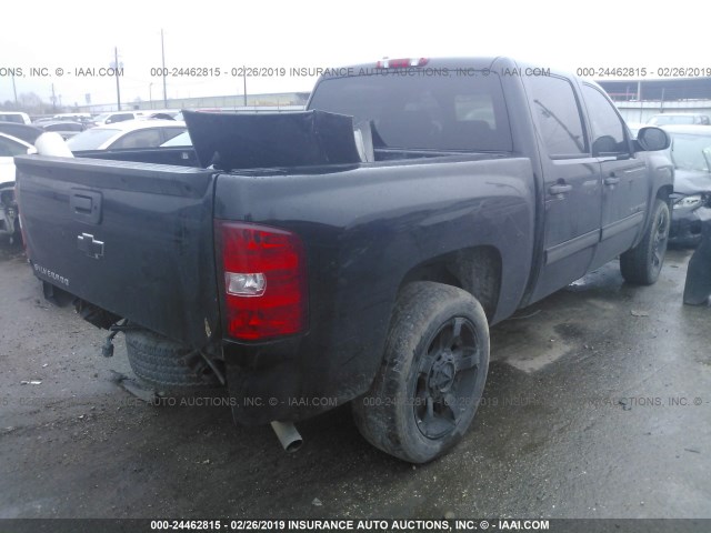 3GCEC13369G167562 - 2009 CHEVROLET SILVERADO C1500 BLACK photo 4