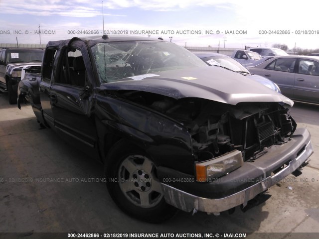 1GCEC19T05Z275161 - 2005 CHEVROLET SILVERADO C1500 BLACK photo 1