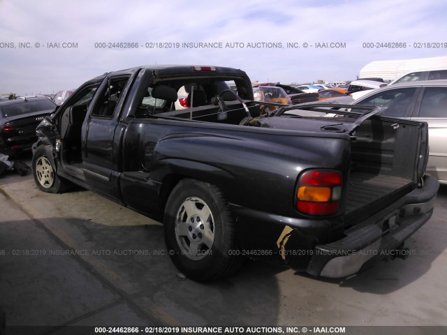 1GCEC19T05Z275161 - 2005 CHEVROLET SILVERADO C1500 BLACK photo 3