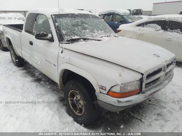 1B7GG22YXXS190803 - 1999 DODGE DAKOTA WHITE photo 1