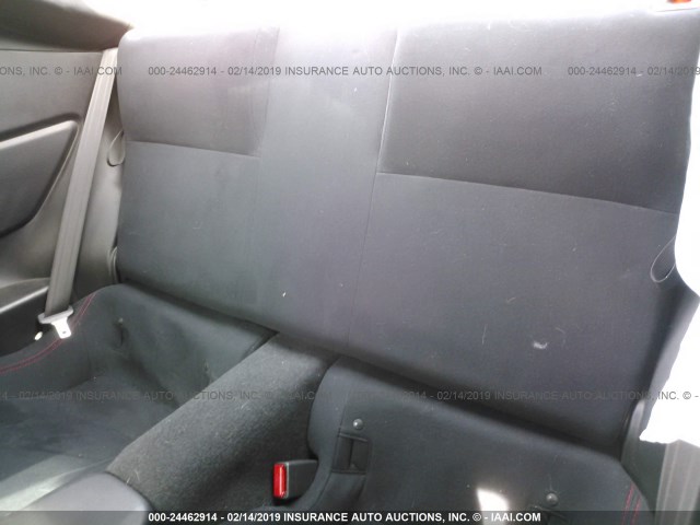 JF1ZNAA18D1723560 - 2013 TOYOTA SCION FR-S WHITE photo 8