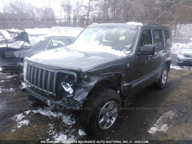 1C4PJMAK0CW150677 - 2012 JEEP LIBERTY SPORT GRAY photo 2