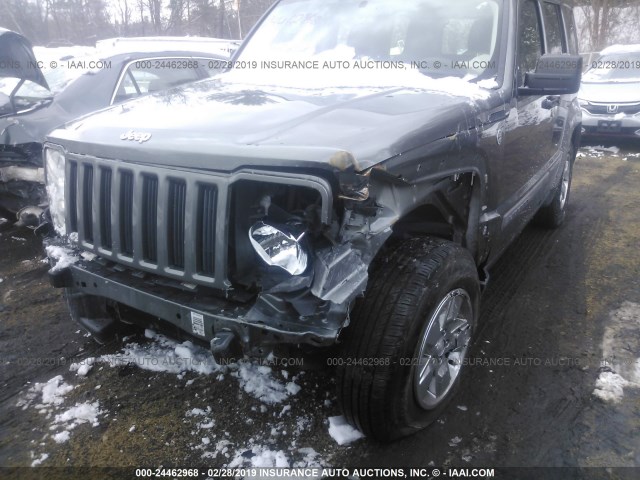 1C4PJMAK0CW150677 - 2012 JEEP LIBERTY SPORT GRAY photo 6