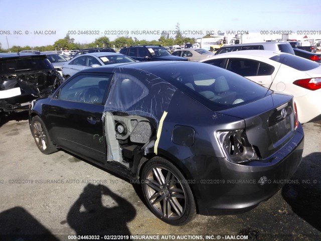JTKJF5C75B3013815 - 2011 TOYOTA SCION TC ნაცრისფერი ფოტო 3