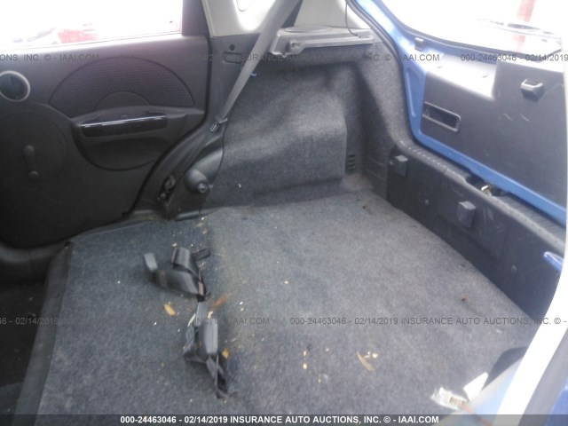 KL1TD66697B793630 - 2007 CHEVROLET AVEO LS BLUE photo 8