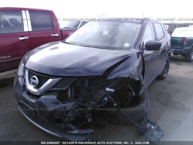 JN8AT2MV2GW152726 - 2016 NISSAN ROGUE S/SL/SV BLACK photo 6