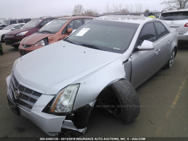 1G6DL5EV0A0150222 - 2010 CADILLAC CTS PERFORMANCE COLLECTION SILVER photo 2