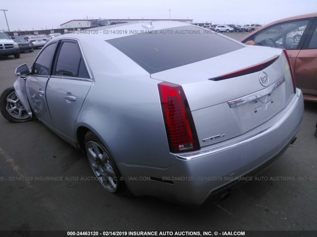 1G6DL5EV0A0150222 - 2010 CADILLAC CTS PERFORMANCE COLLECTION SILVER photo 3