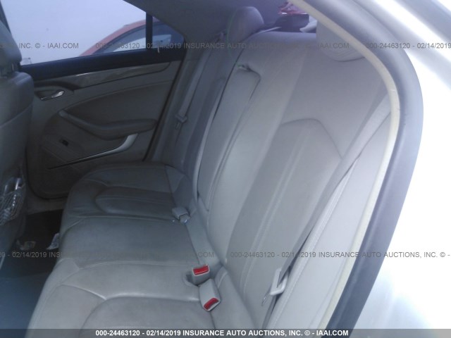 1G6DL5EV0A0150222 - 2010 CADILLAC CTS PERFORMANCE COLLECTION Серебристый фото 8