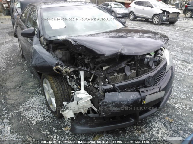 4T1BF1FK7DU654347 - 2013 TOYOTA CAMRY L/SE/LE/XLE BLACK photo 6