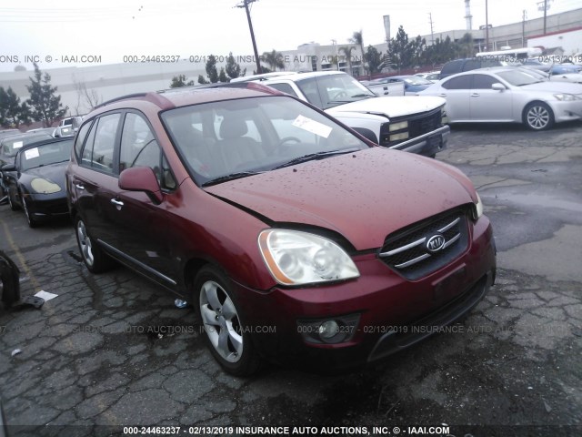 KNAFG526377084852 - 2007 KIA RONDO LX/EX RED photo 1