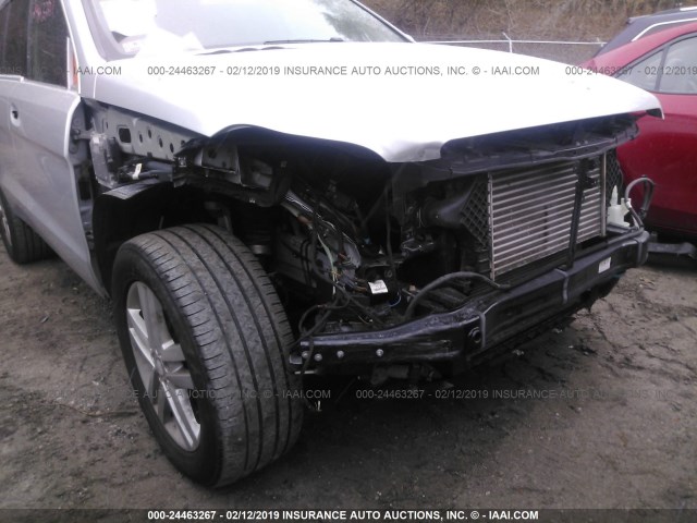 4JGDF2EE0DA146412 - 2013 MERCEDES-BENZ GL 350 BLUETEC SILVER photo 6