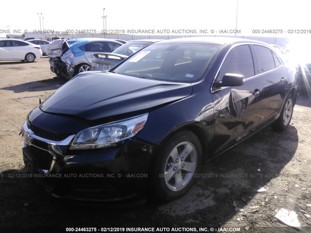1G11B5SL1FF333406 - 2015 CHEVROLET MALIBU LS BLACK photo 2