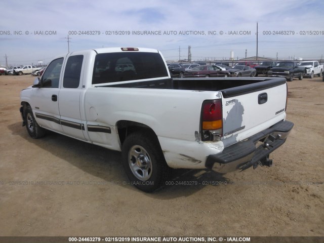 2GCEC19V911102002 - 2001 CHEVROLET SILVERADO C1500 WHITE photo 3