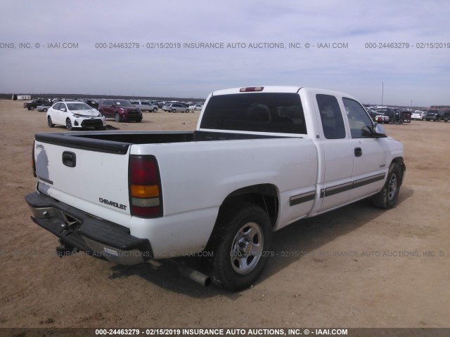 2GCEC19V911102002 - 2001 CHEVROLET SILVERADO C1500 WHITE photo 4