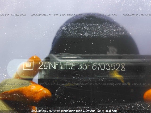 2GNFLDE33F6103528 - 2015 CHEVROLET EQUINOX LTZ BLACK photo 9