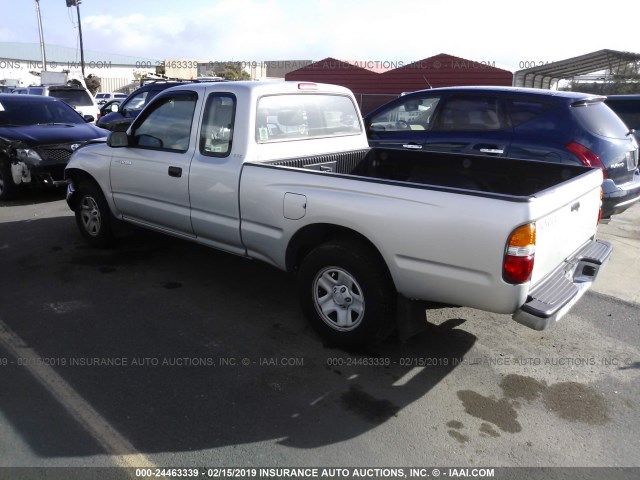 5TEVL52N04Z436209 - 2004 TOYOTA TACOMA XTRACAB SILVER photo 3