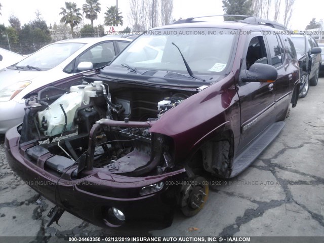 1GKET16S536181842 - 2003 GMC ENVOY XL BURGUNDY photo 2