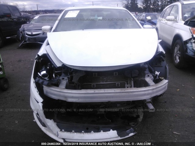 1C3CDFEB4ED677023 - 2014 DODGE DART GT WHITE photo 6