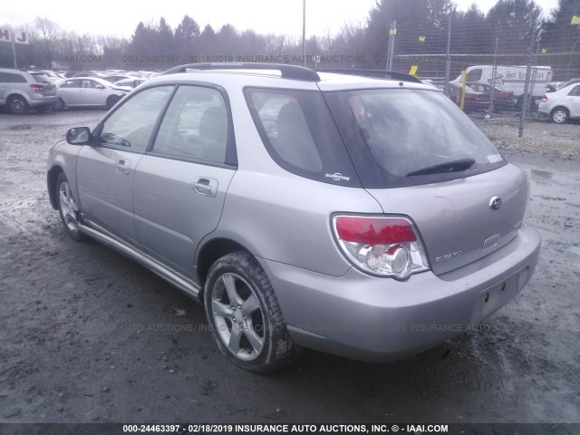 JF1GG61697H818537 - 2007 SUBARU IMPREZA 2.5I GRAY photo 3