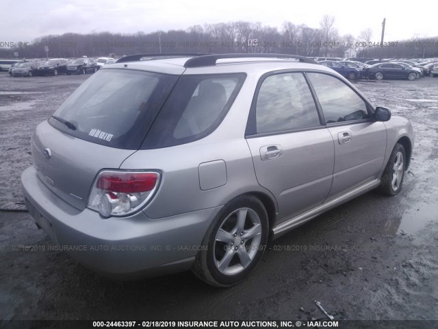 JF1GG61697H818537 - 2007 SUBARU IMPREZA 2.5I GRAY photo 4