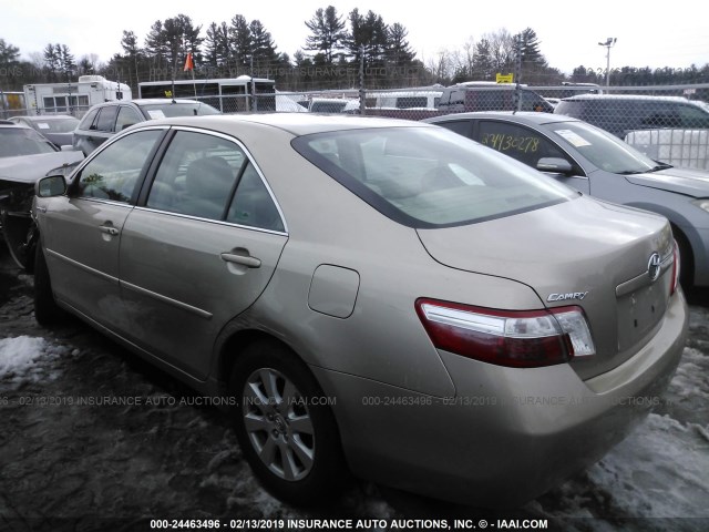 4T1BB46K69U081414 - 2009 TOYOTA CAMRY HYBRID GOLD photo 3