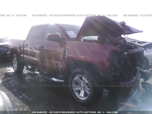 3GCUKRECXHG355221 - 2017 CHEVROLET SILVERADO K1500 LT BURGUNDY photo 1