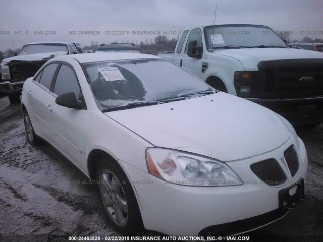 1G2ZH58N274241790 - 2007 PONTIAC G6 GT WHITE photo 1