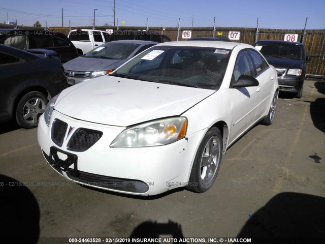 1G2ZH58N274241790 - 2007 PONTIAC G6 GT WHITE photo 2