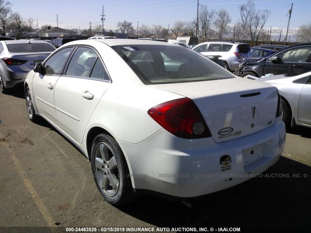 1G2ZH58N274241790 - 2007 PONTIAC G6 GT WHITE photo 3