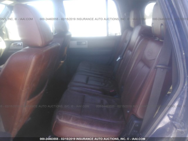 1FMFU18559EA64423 - 2009 FORD EXPEDITION EDDIE BAUER BLUE photo 8