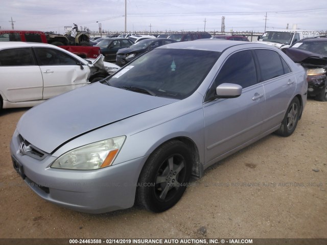 JHMCN36445C004468 - 2005 HONDA ACCORD HYBRID SILVER photo 2