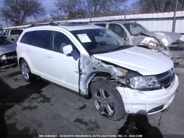 3D4PH5FV4AT125629 - 2010 DODGE JOURNEY SXT WHITE photo 1