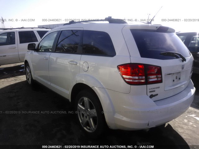 3D4PH5FV4AT125629 - 2010 DODGE JOURNEY SXT WHITE photo 3