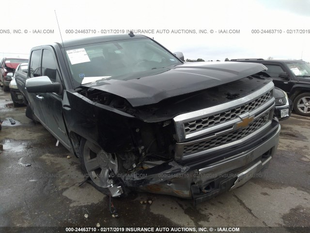 3GCUKSECXEG413444 - 2014 CHEVROLET SILVERADO K1500 LTZ BLACK photo 1