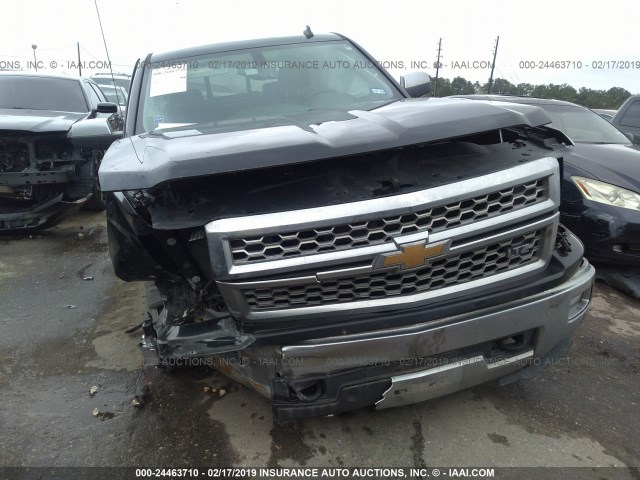 3GCUKSECXEG413444 - 2014 CHEVROLET SILVERADO K1500 LTZ BLACK photo 6