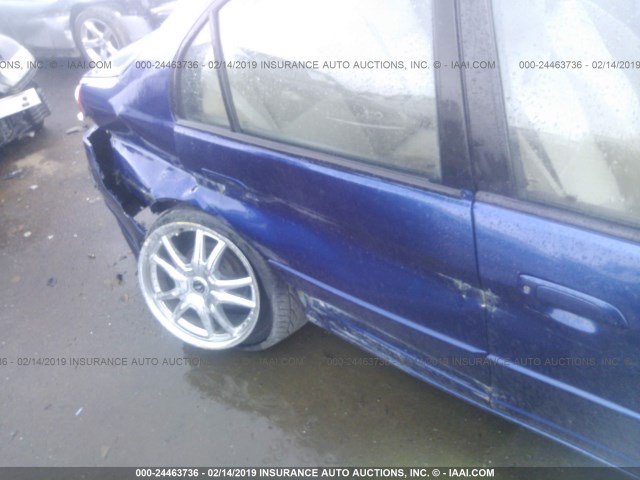 2HGES16394H634708 - 2004 HONDA CIVIC DX VP BLUE photo 6
