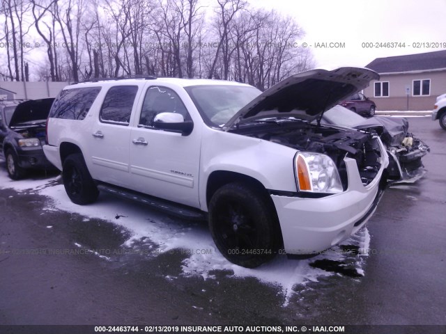 1GKS2KE37BR359074 - 2011 GMC YUKON XL K1500 SLT WHITE photo 1