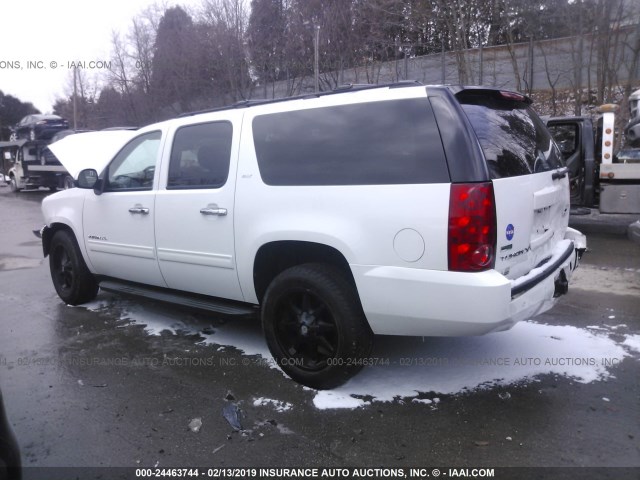 1GKS2KE37BR359074 - 2011 GMC YUKON XL K1500 SLT WHITE photo 3