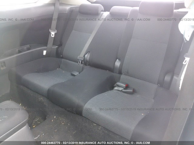 JTKDE167480244638 - 2008 TOYOTA SCION TC WHITE photo 8